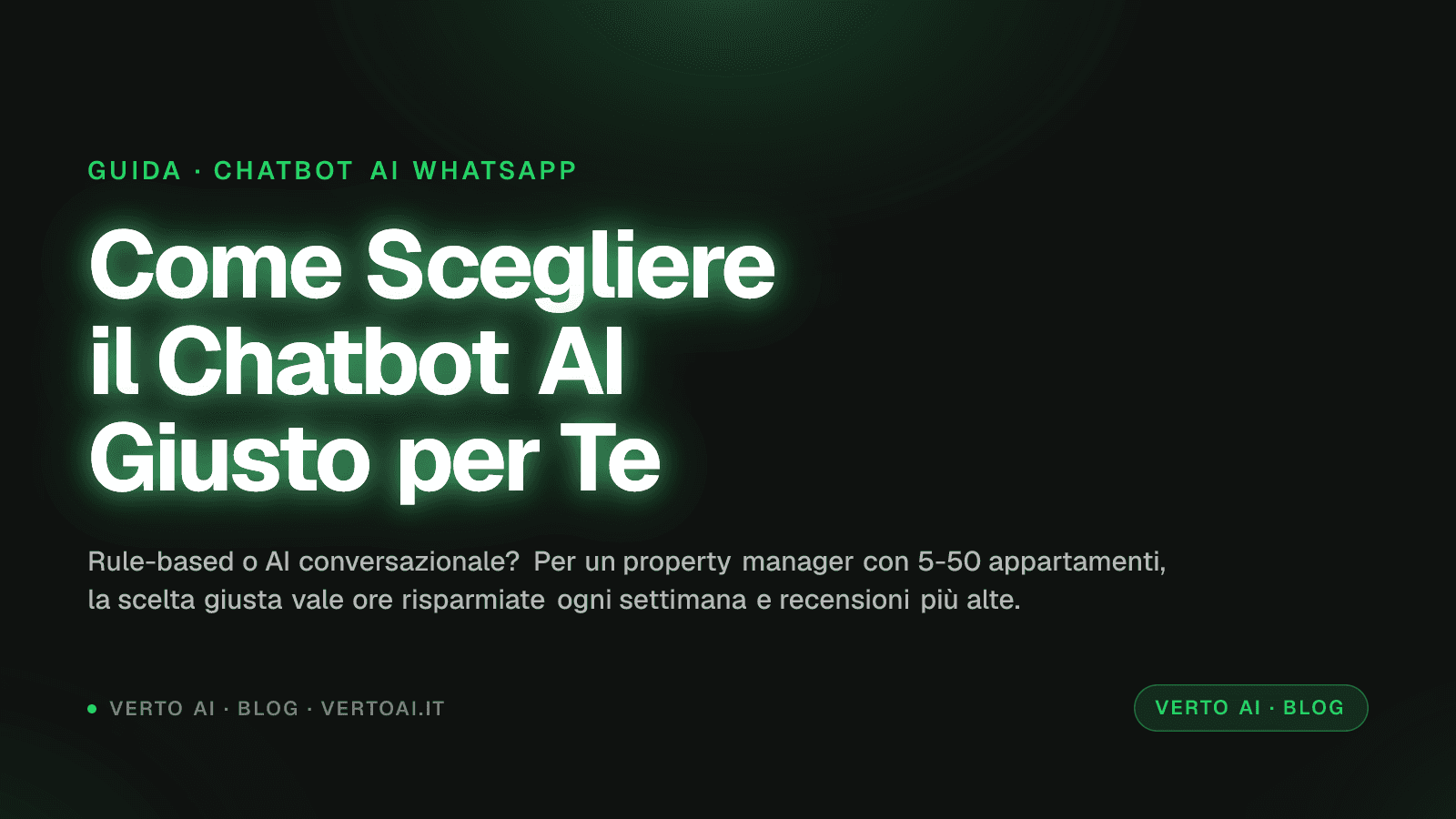 AI WhatsApp Chatbot: how to choose the right one for short-term rentals